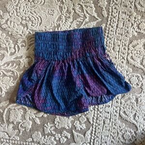 RARE FP Movement Ombré Logo Shorts NWOT Size S